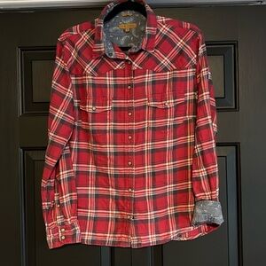 Jachs girlfriend plaid top